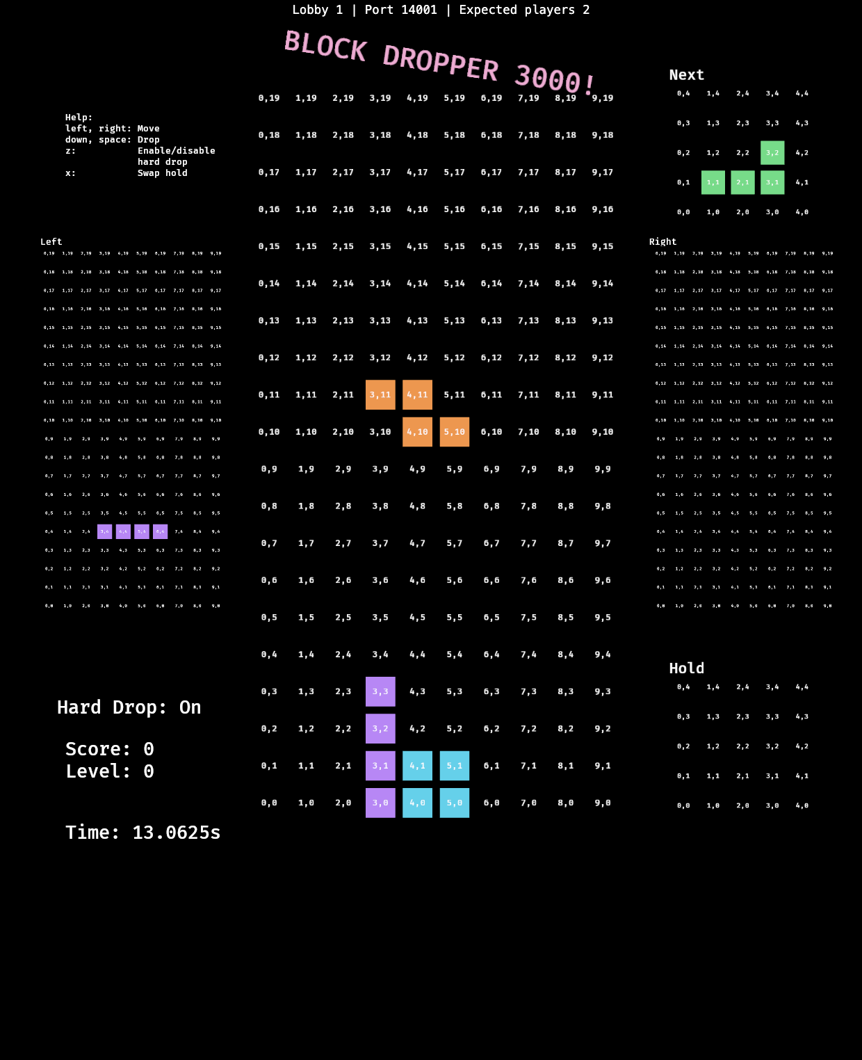 Multiplayer Tetris Game preview